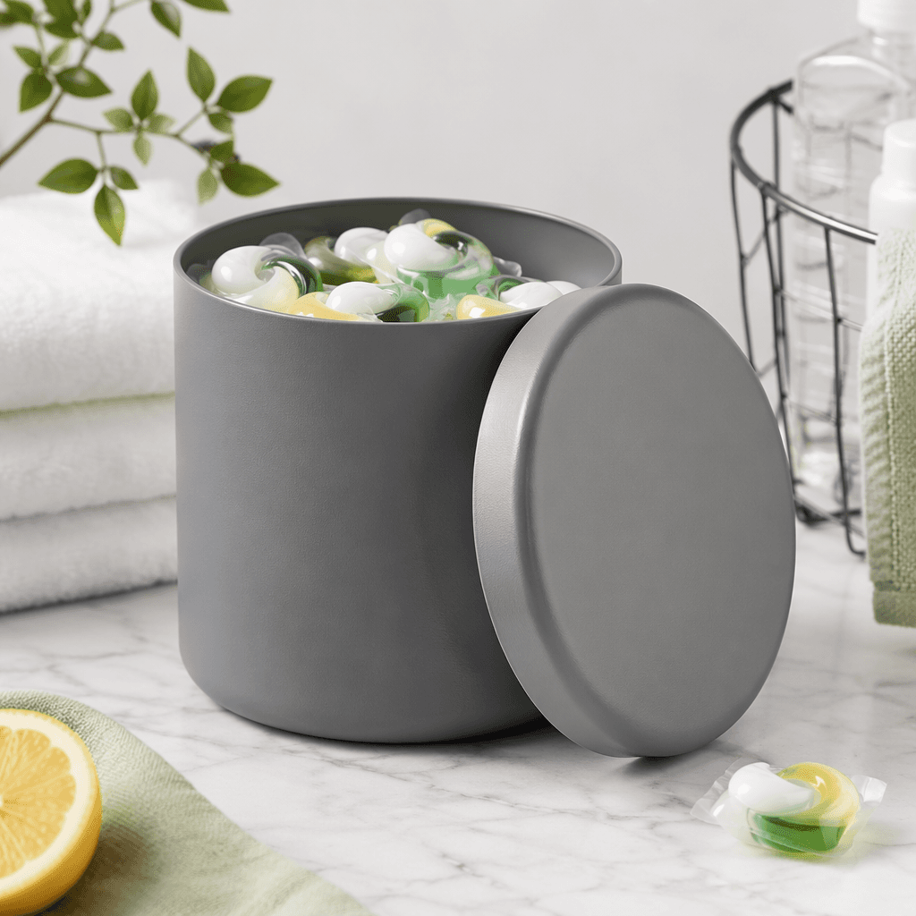 Laundry Pod Storage Tin
