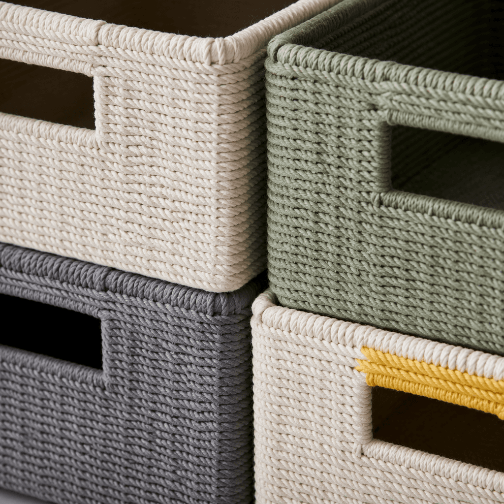 Utility Basket Set (4) close-up detail